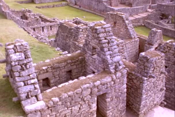 Ruinas de Machu Picchu — Vídeo de stock