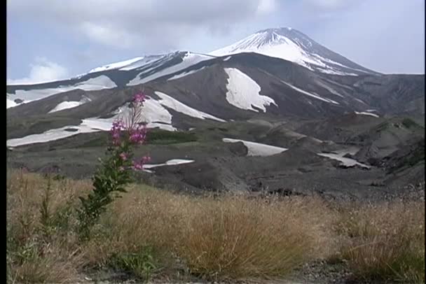 Vulcano a Kamchatka, Siberia — Video Stock