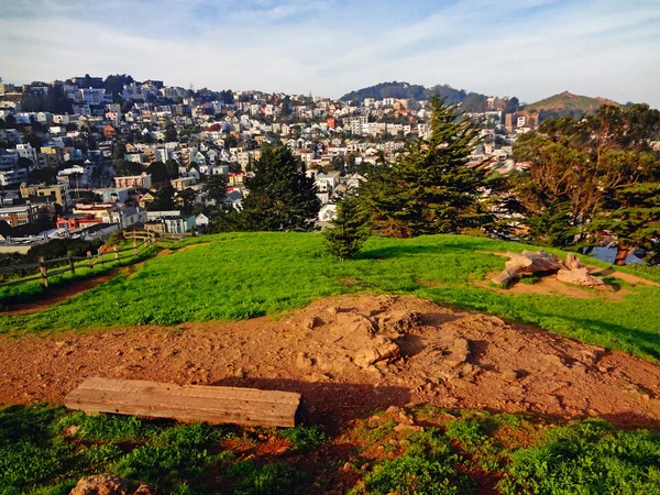 San Francisco 'ya park et. — Stok fotoğraf