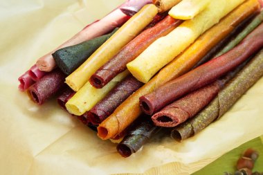 Ulusal Gürcü tatlı yemek hamur rulo