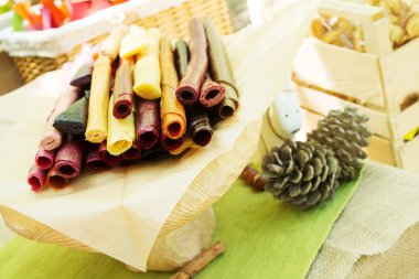 Ulusal Gürcü tatlı yemek hamur rulo