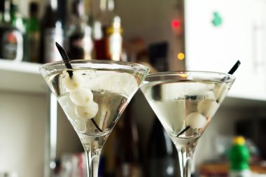 alcohol cocktail Gibson martini onion clipart