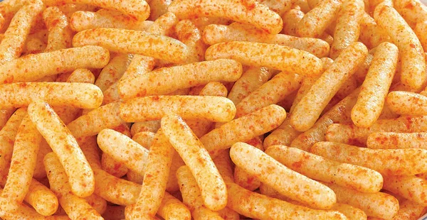 Crispy Crunchy Salty Wheat Noodle Fryums Frymus Fried Spicy Snack — 스톡 사진