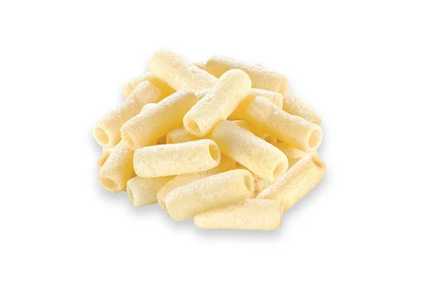 Crispy Crunchy Salty Wheat Noodle Yellow Salted Pipe Refill Fryums — 스톡 사진