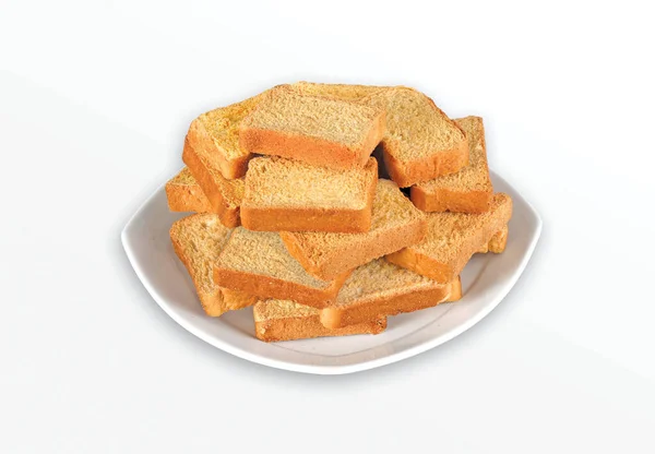 Crunchy Rusk Toast Healthy Life — Stock Photo, Image