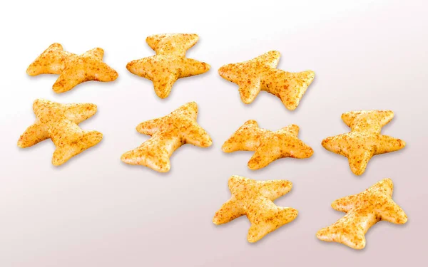 Crispy Crunchy Salty Wheat Fryums Aeroplane Plane Fried Spicy Snack — 스톡 사진
