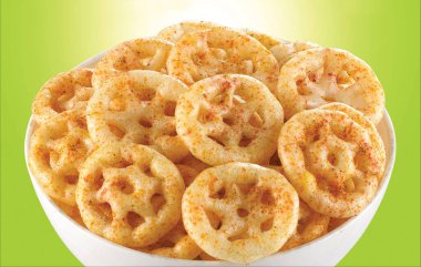 Çıtır çıtır ve çıtır tuzlu buğday çarkı ya da Wheels, Wheelos, fryums, Fried and Spicy abur cubur