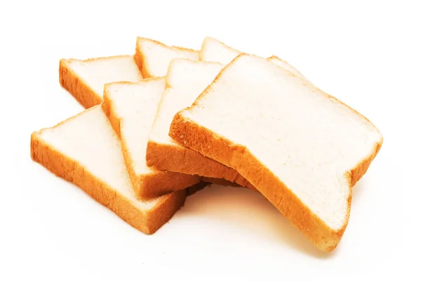 Слайд Хлеб Слайд Белый Хлеб Цельная Пшеница Цельным Хлебом Зерна — стоковое фото