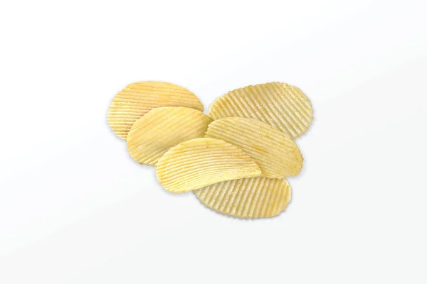 Patatine Fritte Patatine Fritte Piccanti Salate Patate Affettate Wafer Salati — Foto Stock