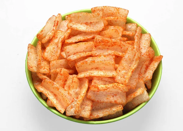 Crispy And Crunchy Wheat Maida Chokadi Square Cross Shaped Fryums Papad Snack Food 443301988 Larastock