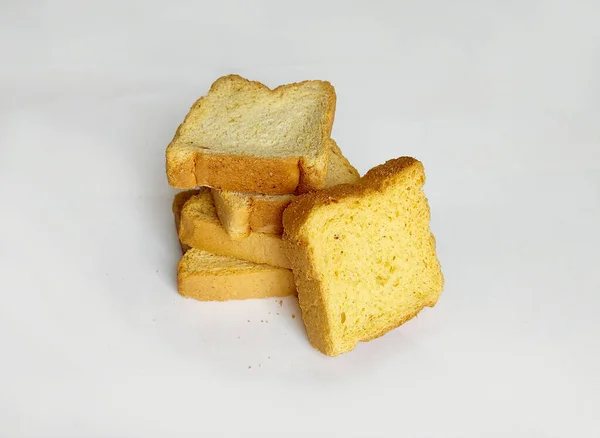 Crunchy Rusk Toast Voor Een Gezond Leven — Stockfoto