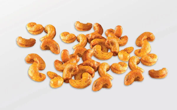 Anacardi Piccanti Masala Kaju Fritto Anacardi Piccanti Anacardi Salati — Foto Stock