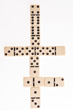 Fildişi domino parçaları