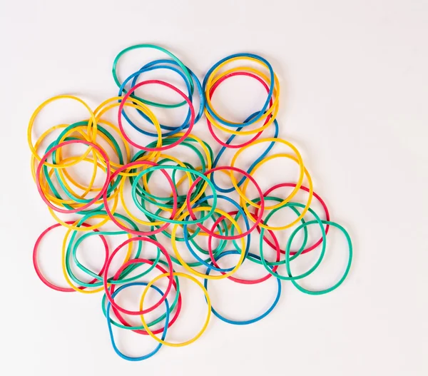 Pile of ruber bands — Stock Photo, Image