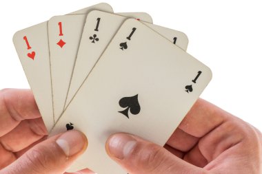 oyun kartları dört as