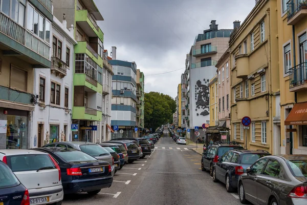 리스본 포르투갈 2020 유행병이 맹위를 떨치고 리스본의 — 스톡 사진