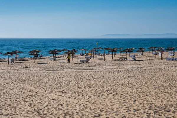 Vista Praia Meco Sesimbra Portugal — Fotografia de Stock