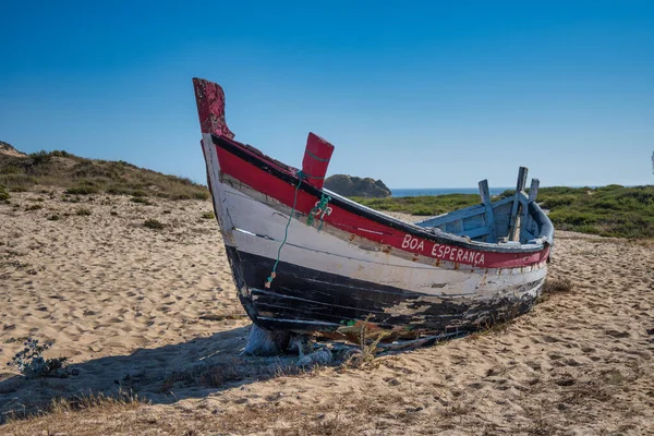 Pohled Pláž Meco Sesimbra Portugalsko — Stock fotografie