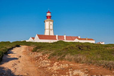 Lighthouse in Cabo Espichel in Sesimbra Portugal