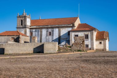 Abandoned monastery in Cabo Espichel in Sesimbra Portugal
