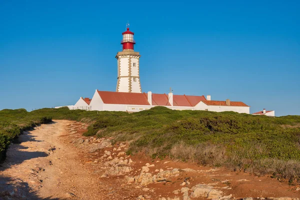 Lighthouse Cabo Espichel Sesimbra Portugal — Foto Stock