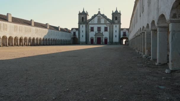 Verlassenes Kloster Cabo Espichel Sesimbra Portugal — Stockvideo