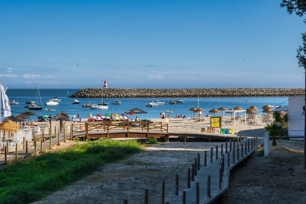 Sesimbra Portugal Septiembre 2021 Vista Del Pueblo Sesimbra Portugal — Foto de Stock