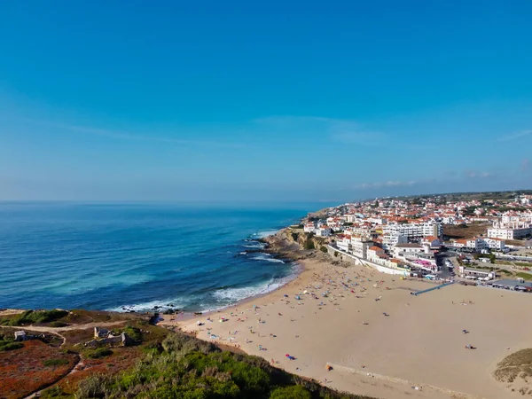 Vista Sulla Spiaggia Macas Sintra Portogallo — Foto Stock