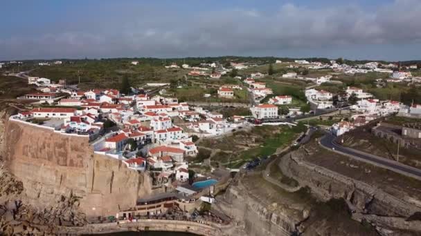 Widok Azenhas Mar Sintra — Wideo stockowe