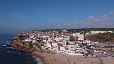  Portekiz, Sintra 'daki Macas plajı manzarası.