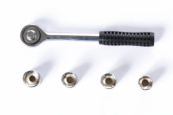 Set wrenchs working tools — Stock Photo, Image