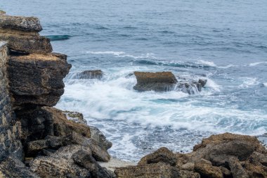 Deniz dalgaları arka plan