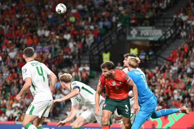 Lizbon, Portekiz. 11 Ekim 2025. Portekiz, 2026 FIFA Dünya Kupası elemeleri için Lizbon 'daki Estadio Jose Alvalade' de İrlanda 'ya karşı.. 