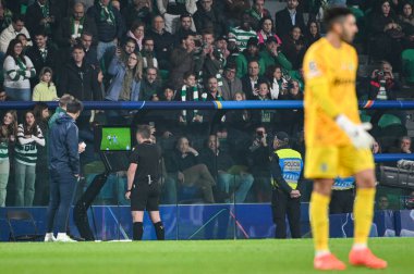 Lizbon, Portekiz. 26 Kasım 2025. Lizbon 'daki Estadio Jose Alvalade' de UEFA Şampiyonlar Ligi için Club Brugge 'e karşı Sporting CP. 