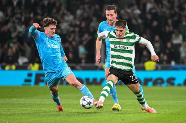 Lisbon, Portugal. 26 November 2025.  Sporting CP against Club Brugge for the UEFA Champions League at Estadio Jose Alvalade in Lisbon. 