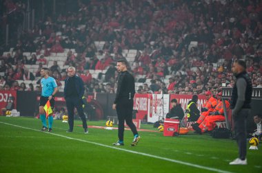 Lizbon, Portekiz. 5 Aralık 2025. Lizbon 'daki Estadio da Luz' da Portekiz Ligi Spor Kulübü 'ne karşı Benfica. 