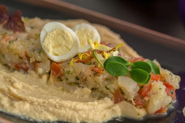 Ensalada de bacalao — Foto de Stock