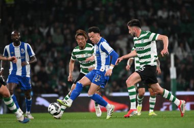 Lizbon, Portekiz. 3 Mart 2026. FC Porto 'nun Pepe forveti, Lizbon' daki Estadio Jose Alvalade 'de oynanan Taca de Portugal yarı final maçında FC Porto' ya karşı CP maçında maç yapıyor..