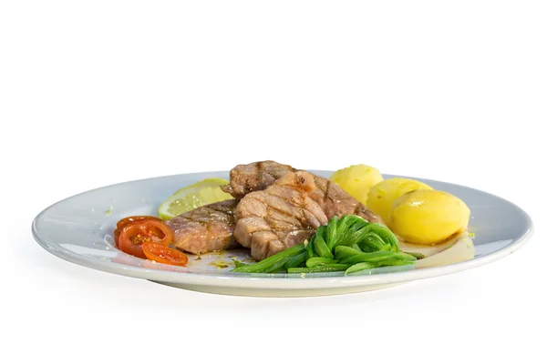 Grilled tuna fish — Stock Photo, Image