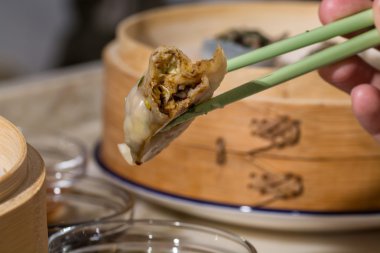 taze yapılmış dim sum