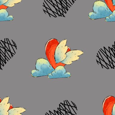 yıldız ve kanat deseni