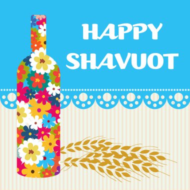 Mutlu Shavuot kartı