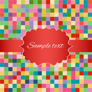 Renkli arka plan kartı