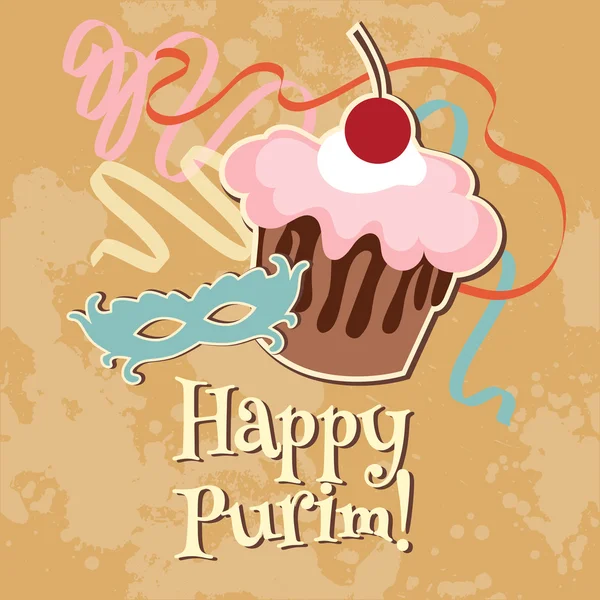 Fiesta judía Purim — Archivo Imágenes Vectoriales