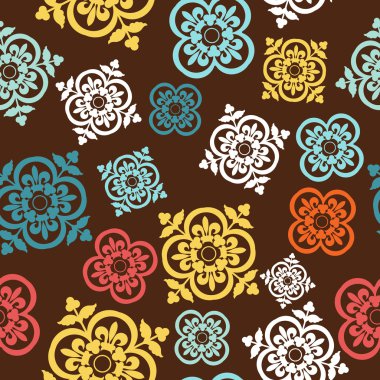 kar taneleri seamless modeli