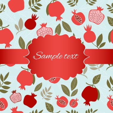 Renkli nar arka plan