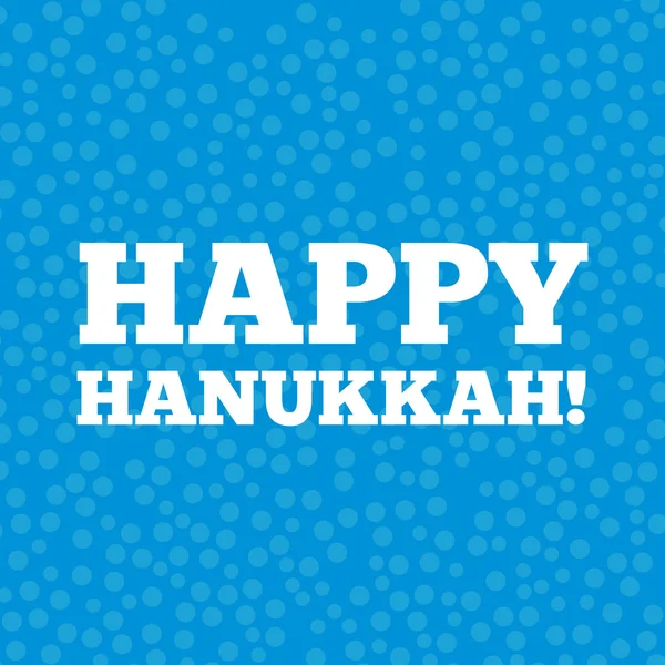 Szczęśliwej karty Hanukkah — Wektor stockowy