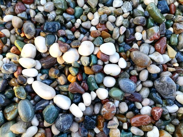 Сердце Сделано Морских Камней — стоковое фото