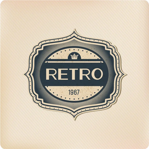 Modelo de rótulo vintage — Vetor de Stock