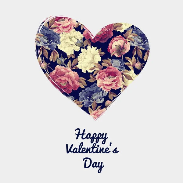 Decorative Valentine's Day card — Stock Photo, Image